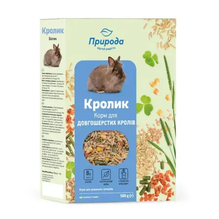 Корм для кроликов Природа Кролик, Биотин, 500 г (PR241074)