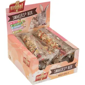 Ласощі Vitapol Smakers Box для гризунів, зі смаком яблука, упаковка 12 шт