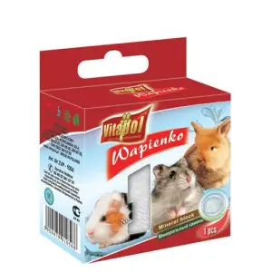 Мінеральний камінь Vitapol Wapienko Mineral Block для гризунів, натуральний 40 г