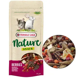 Versele-Laga Nature Snack Berries ВЕРСЕЛЕ-ЛАГА НАТЮР СНЕК ЯГОДИ додатковий корм ласощі для кроликів та гризунів , 85 г