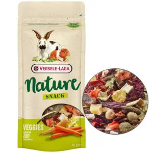 Versele-Laga Nature Snack Veggies ВЕРСЕЛЕ-ЛАГА НАТЮР СНЕК ОВОЧИ додатковий корм ласощі для кроликів та гризунів , 85 г