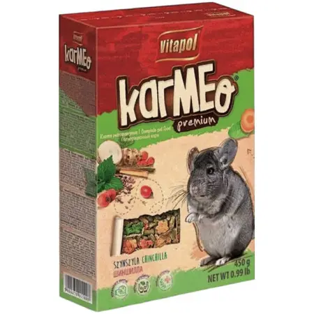 Преміум корм Vitapol Karmeo для шиншил, 450 г