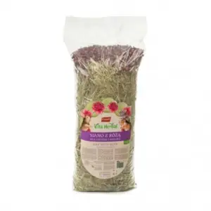 Сіно Vitapol Vita Herbal для гризунів, з пелюстками троянд, 800 г