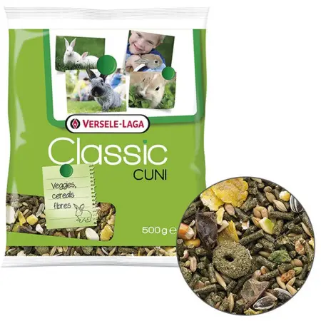 Versele-Laga Classic Cuni ВЕРСЕЛЕ-ЛАГА КЛАССИК КУНИ корм для кроликов, 500 г