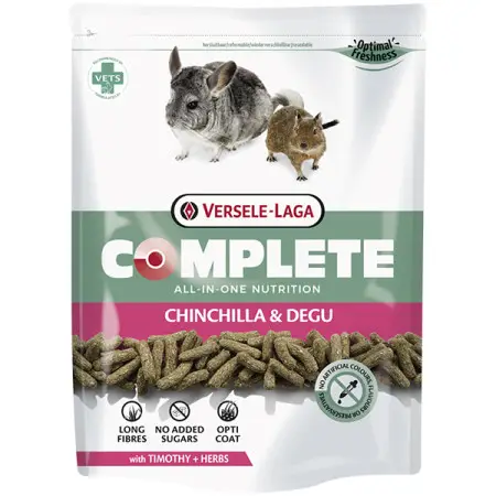 Versele-Laga Complete Chinchilla & Degu ВЕРСЕЛЕ-ЛАГА КОМПЛІТ ШИНШИЛА ДЕГУ корм для шиншил та дегу , 0.5 кг