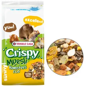 Versele-Laga Crispy Muesli Hamster корм для хом`яків, щурів, мишей, піщанок 1 кг.