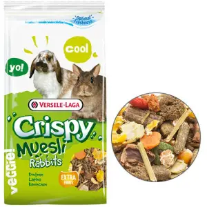 Versele-Laga Crispy Muesli Rabbits Cuni корм для карликових кроликів 1 кг.