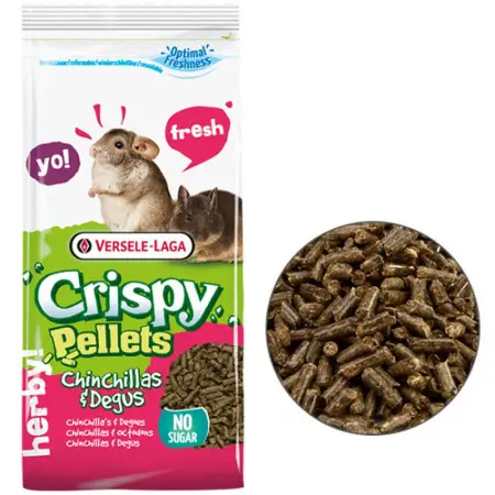 Versele-Laga Crispy Pellets Chinchillas & Degus корм для шиншил та дегу 1 кг