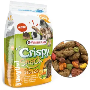 Versele-Laga Crispy Snack Fibres додатковий корм ласощі для гризунів 650 г