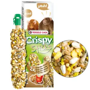 Versele-Laga Crispy Sticks Popcorn&Nuts ласощі для щурів, мишей 110 г