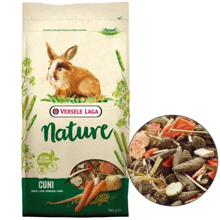 Versele-Laga Nature Cuni ВЕРСЕЛЕ-ЛАГА НАТЮР КУНІ суперпреміум беззерновий корм для кроликів , 700 г