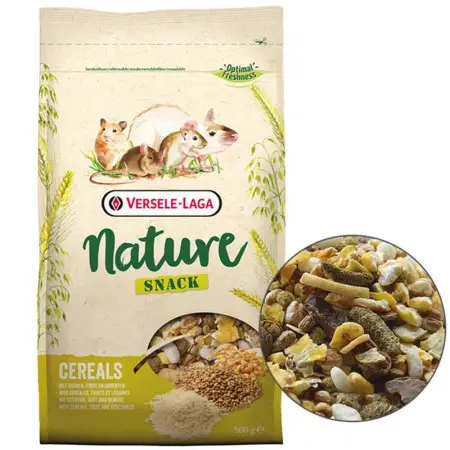 Versele-Laga Nature Snack Cereals ВЕРСЕЛЕ-ЛАГА НАТЮР СНЕК ЗЛАКИ додатковий корм для гризунів , 500 г