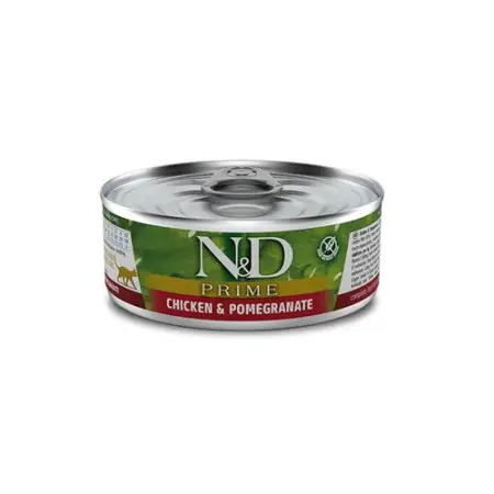 Вологий беззерновий корм Farmina N&D Grain Free Prime Chicken Adult для котів, з куркою та гранатом 70 г