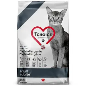 1st Choice Adult Hypoallergenic ФЕСТ ЧОЙС ГІПОАЛЛЕРГЕННИЙ КАЧКА сухий дієтичний беззерновий корм для котів 4,54 кг