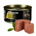 Вологий корм AnimAll для котів ніжний мус із курки, 80г