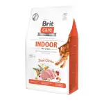Сухой корм Brit Care Cat GF Indoor Anti-stress для кошек, постоянно живущих в помещении, курица, 400 г