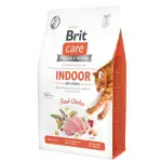 Сухой корм Brit Care Cat GF Indoor Anti-stress для кошек, постоянно живущих в помещении, курица, 2 кг