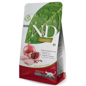 Беззерновий cухий корм Farmina N&D Grain Free Prime Chicken & Pomegranate Adult для дорослих котів курка, гранат 10 кг