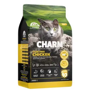 Charm Cage-Free Chicken ЧАРМ КУРКА ВІЛЬНОГО ВИГУЛУ сухий беззерновий холістик корм для котів 340 г