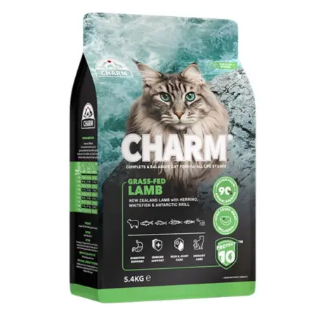 Charm Grass-Fed Lamb ЧАРМ ЯГНЯ ВІДГОДОВАНЕ НА ТРАВІ сухий беззерновий холістик корм для котів 5,4кг