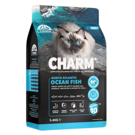 Charm North Atlantic Ocean Fish ЧАРМ ПІВНІЧНОАТЛАНТИЧНА РИБА сухий беззерновий холістик корм для котів 5,4 кг