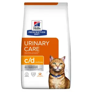 Hill’s PRESCRIPTION DIET c/d Cухий корм для котів для догляду за сечовидільною системою, з куркою, 0,4 кг