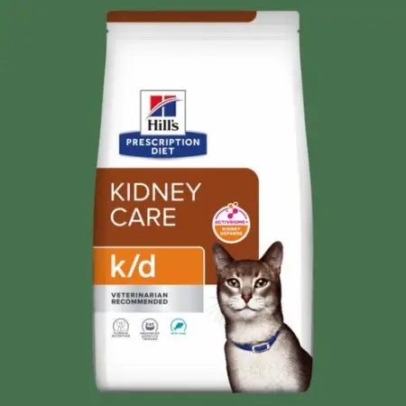 Hill’s PRESCRIPTION DIET k/d з ActivBiome+ Kidney Defense Сухий корм для котів підтримання функції нирок, з тунцем, 3 кг