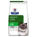 Hill’s PRESCRIPTION DIET r/d Сухий корм для котів для зниження ваги, з куркою, 1,5 кг