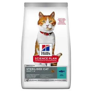 Hill’s Science Plan  Adult Sterilised Cat Tuna  Сухий корм для дорослих стерилізованих котів, з тунцем,  0,3 кг