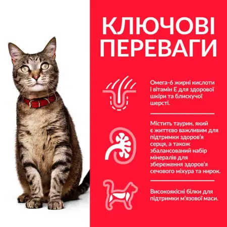 Hill's Science Plan Adult Сухий корм для дорослих котів, з куркою, 0,3 кг