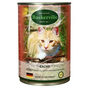 Консервований корм Baskerville Корм для котів Лосось 400г