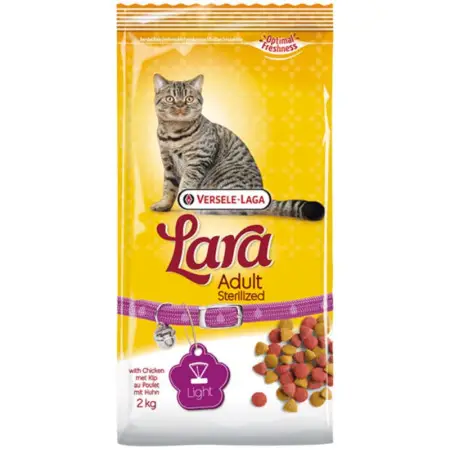 Lara Adult Sterilized ЛАРА СТЕРІЛАЙЗИД сухий преміум корм для кастрованих котів та стерилізованих кішок , 2 кг