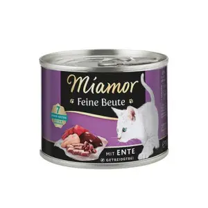 Miamor Feine Beute mit Ente МІАМОР ФАЙНЕ БАЙТЕ КАЧКА беззерновий повнораціонний вологий корм для котів 185 г