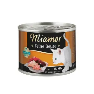 Miamor Feine Beute mit Huhn МІАМОР ФАЙНЕ БАЙТЕ КУРКА беззерновий повнораціонний вологий корм для котів 185 г