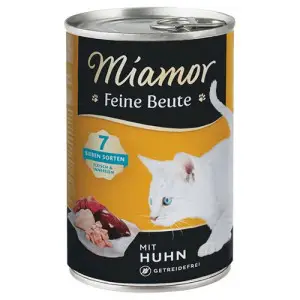 Miamor Feine Beute mit Huhn МІАМОР ФАЙНЕ БАЙТЕ КУРКА беззерновий повнораціонний вологий корм для котів 400 г