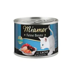 Miamor Feine Beute mit Lachs МІАМОР ФАЙНЕ БАЙТЕ ЛОСОСЬ беззерновий повнораціонний вологий корм для котів 185 г