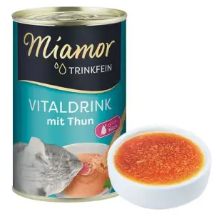 Miamor Vitaldrink mit Thun МІАМОР ВІТАЛДРІНК ТУНЕЦЬ бульйон напій для котів 135 мл