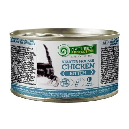 Мусс для котят Nature's Protection Kitten Starter Mousse Chicken 200 г