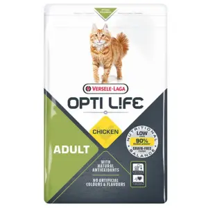 Opti Life Adult ОПТІ ЛАЙФ ДОРОСЛИЙ беззерновий сухий суперпреміум корм для котів 2,5 кг