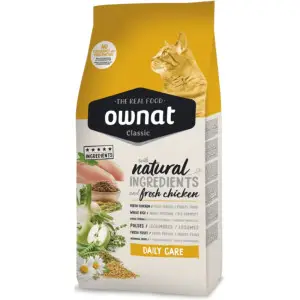 Ownat Classic Daily Care Сухий корм для дорослих котів, з куркою, 400 г