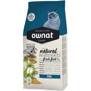 Ownat Classic Fish Сухий корм для дорослих котів, з рибою, 400 г