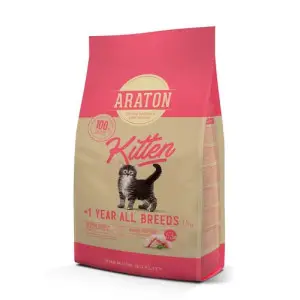 Повноцінний сухий корм для кошенят Araton kitten 1,5кг