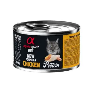 Влажный корм Alpha Spirit Chicken Protein с курицей для взрослых котов 200 г (as311209)