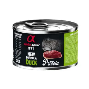 Влажный корм Alpha Spirit Duck Protein с уткой для взрослых котов 200 г (as311292)