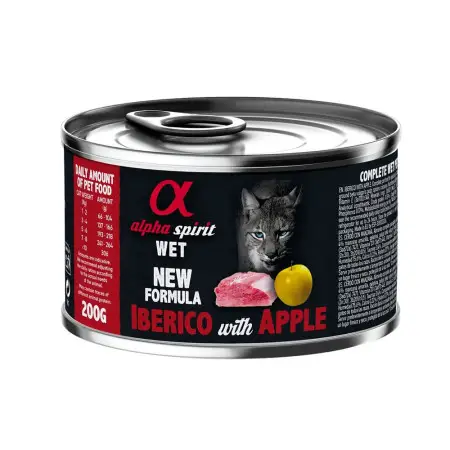 Влажный корм Alpha Spirit Iberian Pork with Apple со свининой и яблоками для взрослых котов 200 г (as311254)