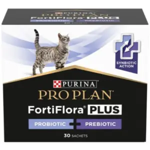 Пробіотик для підтримки мікрофлори ШКТ у котів та кошенят Pro Plan FortiFlora Probiotic Plus , 30 х 1,5 г