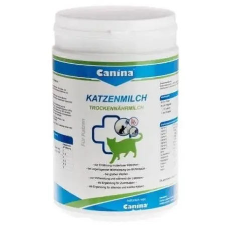 Замінник молока Canina Katzenmilch для котів, сухе молоко, 450 г