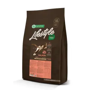 Сухой беззерновой корм для котят с лососем Lifestyle Grain Free Salmon Kitten 7кг