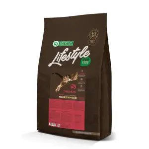 Сухой беззерновой корм для пожилых кошек с лососем Lifestyle Grain Free Salmon Senior Cats 7кг