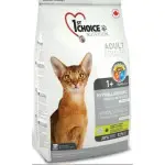Сухий гіпоалергенний корм 1st Choice Adult Hypoallergenic для дорослих котів з качкою та бататом без злаків 5.44 кг